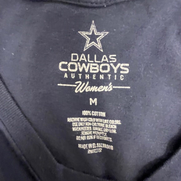 Dallas Cowboys Authentic Women’s #4 Prescott V-Neck Shirt Medium - Picture 3 of 7
